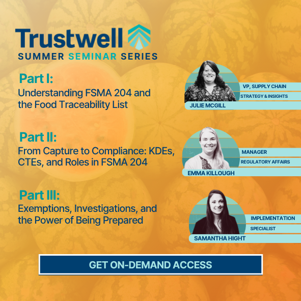 FSMA 204 Summer Series On Demand Seminar Bundle